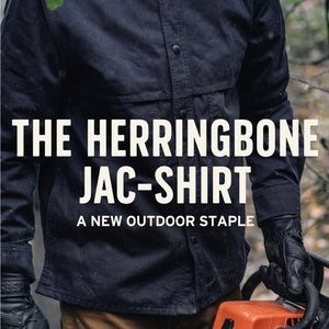 Filson Herringbone Jac Shirt ~ Night Sky ~ Mens Medium